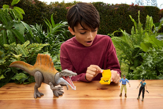 Jurassic World Rebirth Coffret Histoire Danger Spinosaure