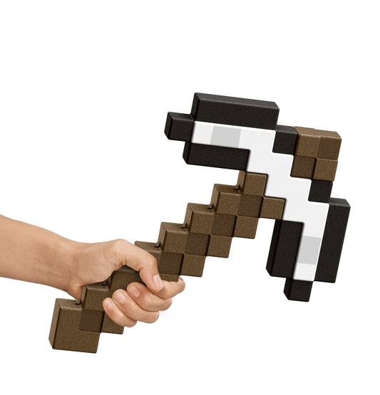 Minecraft Role-Play Toy Accessory Collection, Pixelated Design