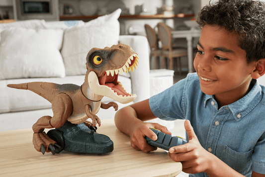 Jurassic World Frénésie Rugissante Téléguidé T. Rex, Motorisé