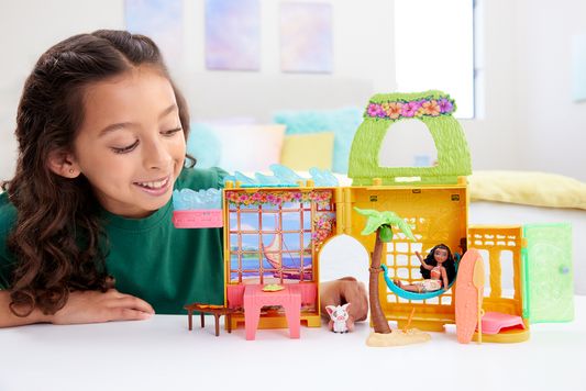 Princesses Disney Storytime Stackers Moana, Maison, 1Ami, 9Acc.