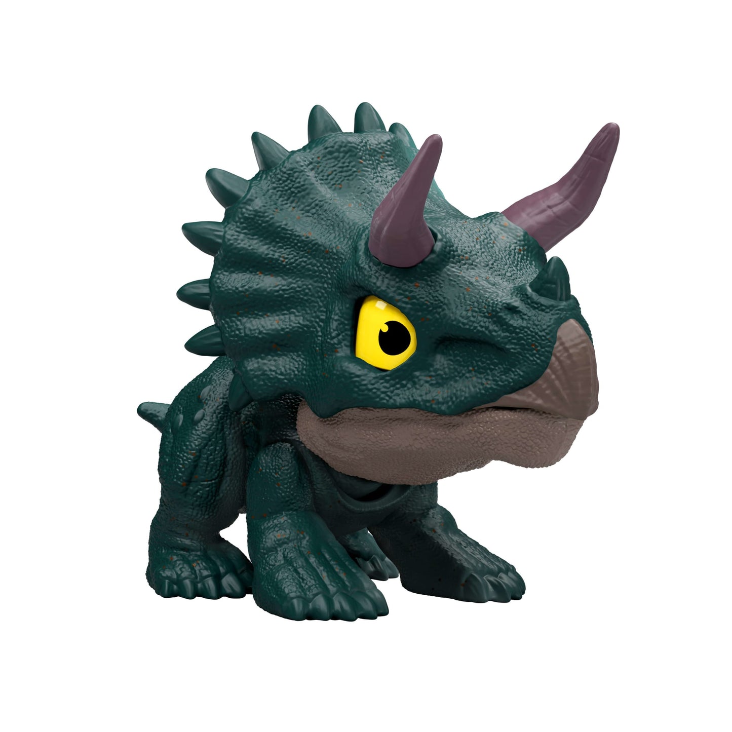 Jurassic World Mighty Little Biters Dinosaur Toy With Bite Action, Eye Change, Collectible Figure
