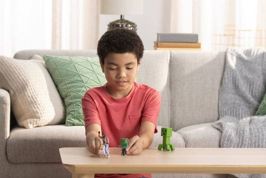 Minecraft Woodland Mansion Throwdown Toy Action Figure Multipack Inspired By The Movie