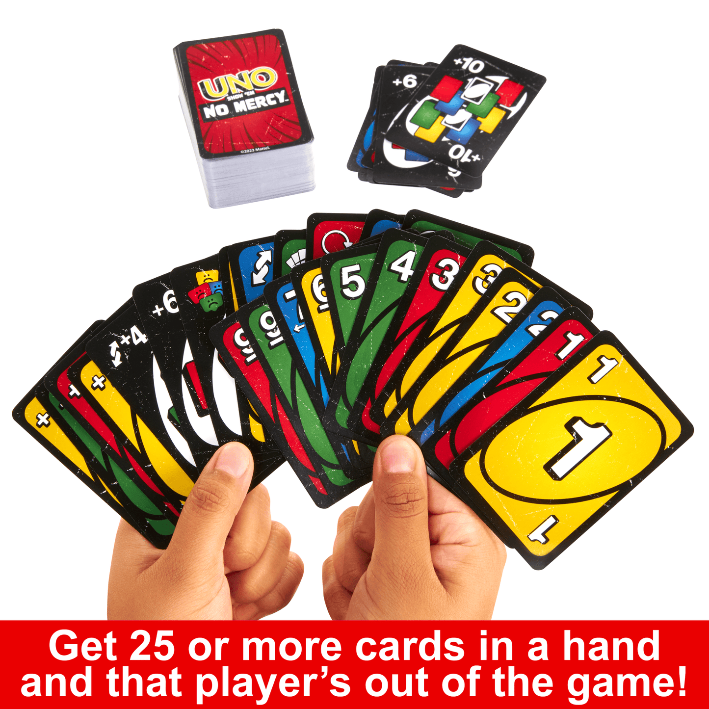 UNO Show ‘Em No Mercy Card Game For Kids, Adults & Family Night, Parties And Travel