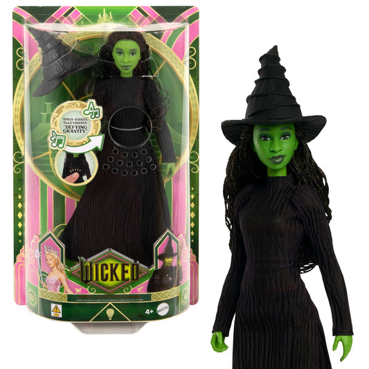 Wicked-Poupée Elphaba Chantante-Avec Habillages et Accessoires