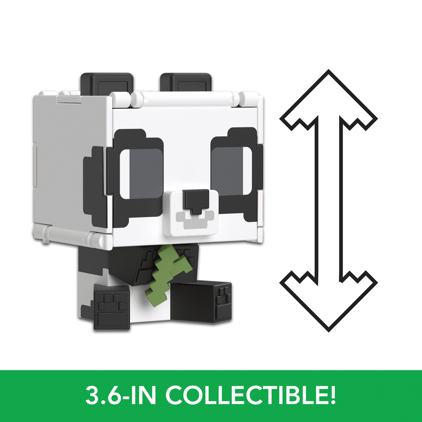 Minecraft Flippin’ Figs Figures Collection, 2-in-1 Fidget Play, 3.75-in Scale & Pixelated Design (Characters May Vary)